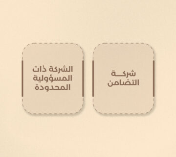 شركة التضامن والشركة ذات المسؤولية المحدودة